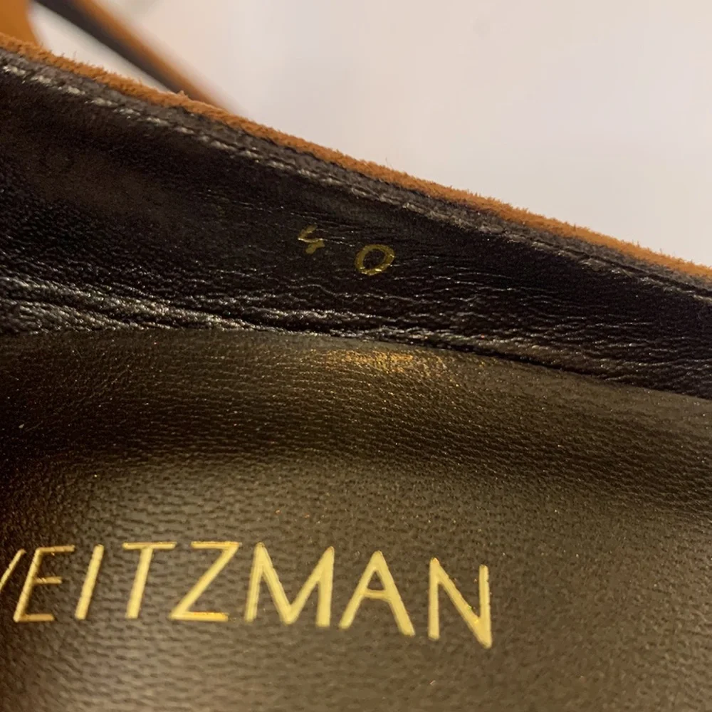 Stuart Weitzman Suede Heels NWOT - Picture 5 of 7